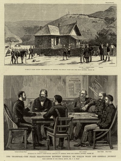 Le Transvaal, les Négociations de Paix entre le Général Sir Evelyn Wood et le Général Joubert - Charles Edwin Fripp